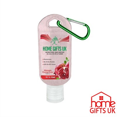 midnight pomegrante hand sanitiser with free keychain