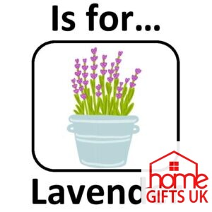 lavender greeting card