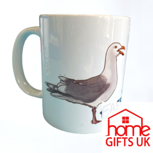 Eastbourne Seagull Mug With Text