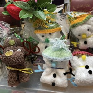 snowman facecloth